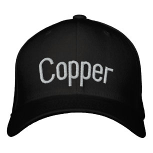Copper Embroidered Hat
