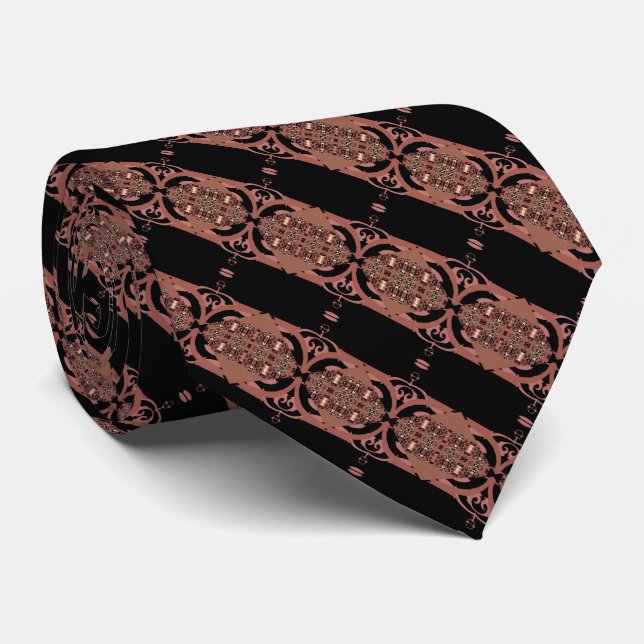 Copper Enigma Tie (Rolled)