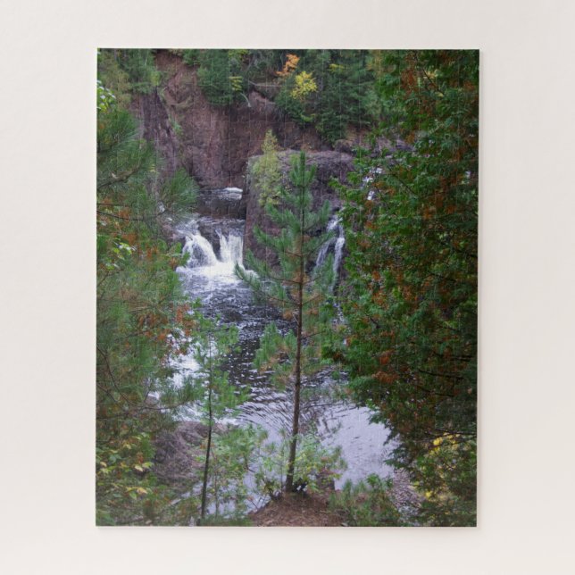 Copper Falls jigsaw puzzle (Vertical)