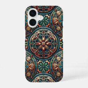 Copper Flower iPhone 16 case