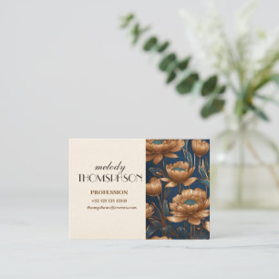 Copper Flowers Business Card