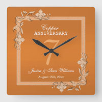 Copper Gem & Glitter 7th Wedding Anniversary