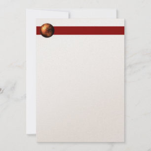 Copper Globe Invitation