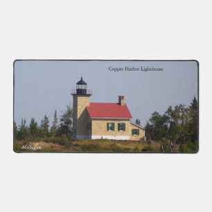 Copper Harbour Lighthouse Desk Mat
