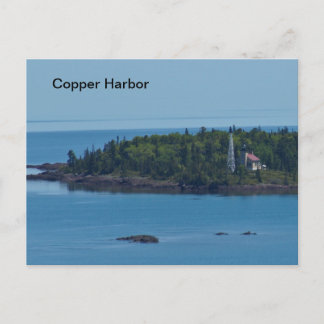 Copper Harbour Michigan Lighthouse Postcard