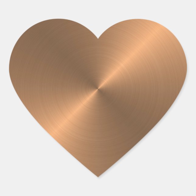 Copper Heart Sticker (Front)