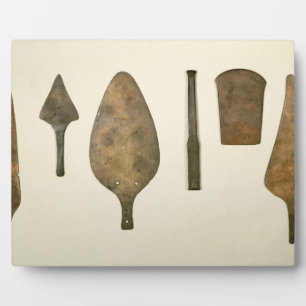 Copper implements, Harappa, 2300-1750 BC Plaque
