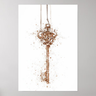 Copper Key Poster