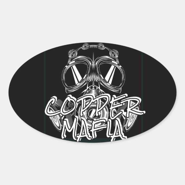 copper mafia sticker (Front)