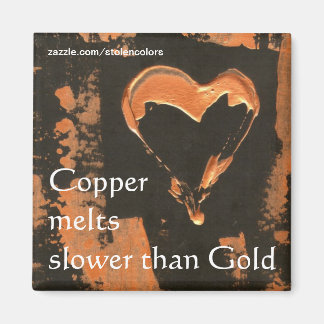 Copper Melts Slower Than Gold Magnet