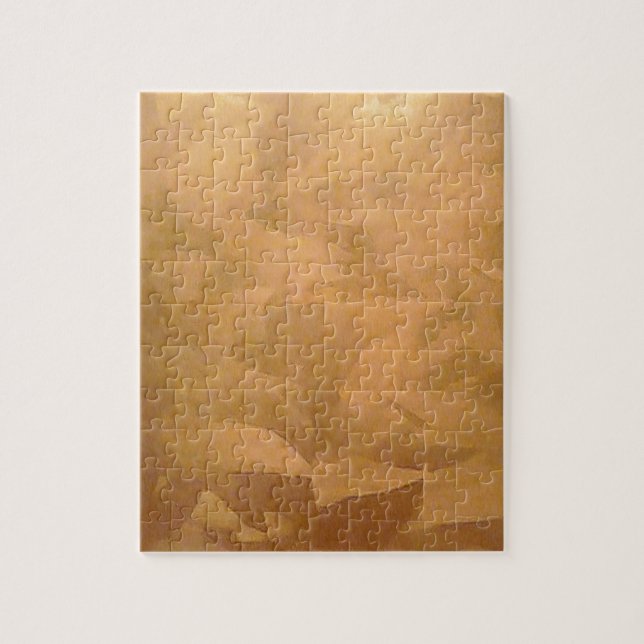 Copper Metallic Hand Brushed Jigsaw Puzzle (Vertical)