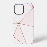 Copper metallic polygonal texture with bronze glit
