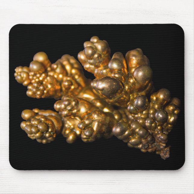 Copper Metallic Rocks and Minerals Photography Mouse Pad (Front)