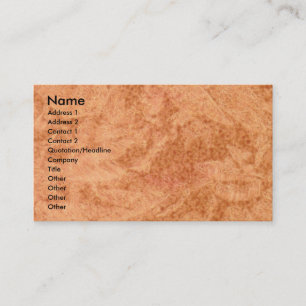 Copper mix business cards