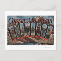 Copper Mountain, Colorado - Large Letter Scenes