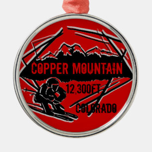 Copper Mountain Colorado ski elevation ornament