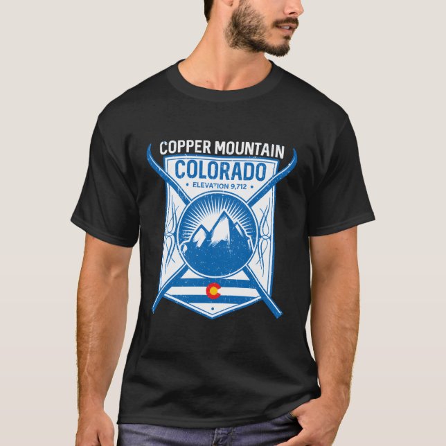 Copper Mountain Colorado Ski Mountains T-Shirt (Front)