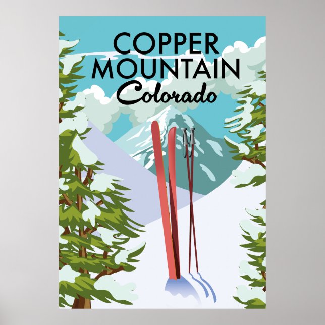 Copper Mountain Colorado Ski Poster (Front)