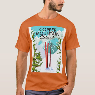 Copper Mountain Colorado Ski poster T-Shirt