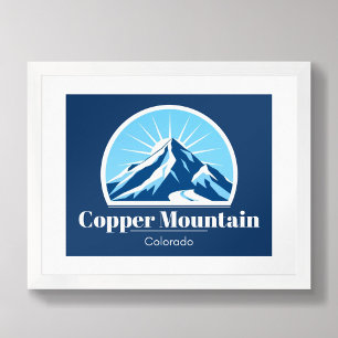 Copper Mountain Colorado ski resort Poster