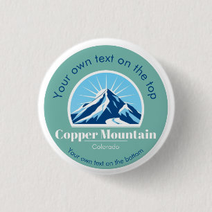 Copper Mountain Colorado ski resort souvenir  3 Cm Round Badge