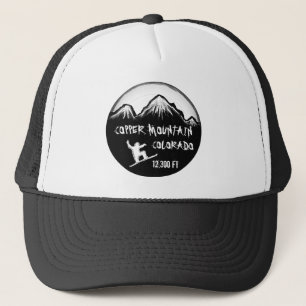 Copper Mountain Colorado snowboard art hat