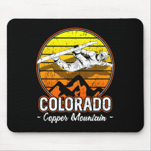 Copper Mountain Colorado Snowboarding Mouse Pad