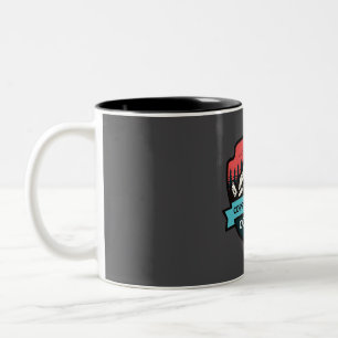 Copper mountain colorado Two-Tone coffee mug
