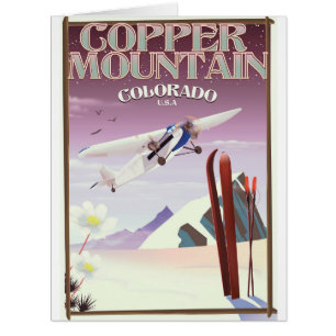 Copper Mountain colorado vintage poster