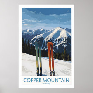 Copper Mountain Ski Wall Art Ski Print 1