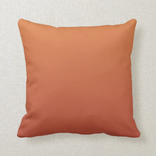 Copper Orange Uni-Color Fall, Autumn Cushion