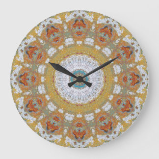 Copper Patina Mandala 04718-1 Large Clock