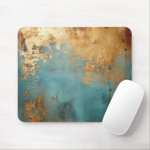 Copper Patina Rustic Metallic Mouse Pad