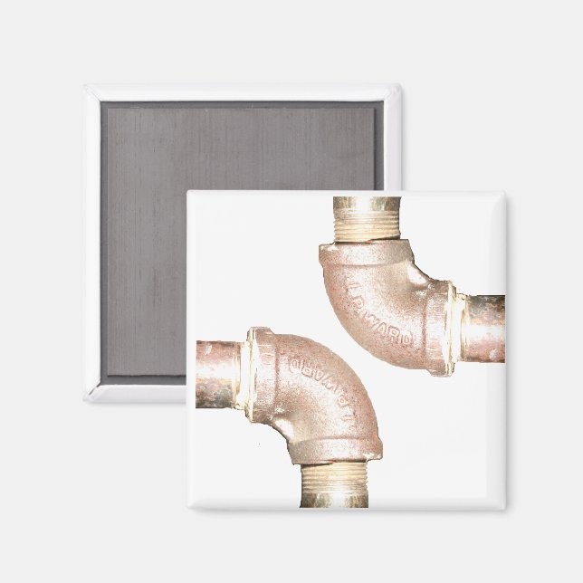 Copper Pipe Magnet (Front/Back)