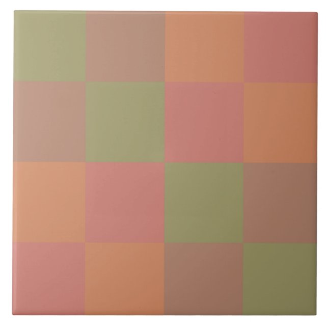 Copper Plaid Tile (Front)