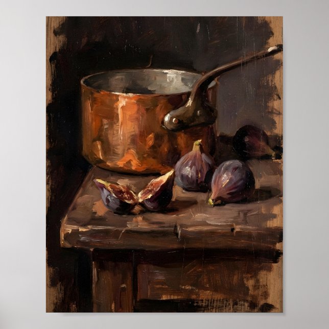 Copper Pot II Vintage Painting Poster (Front)