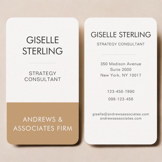 Copper Professional Business Card (Creator Uploaded)