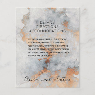 Copper Quarry Wedding Details Accommodations