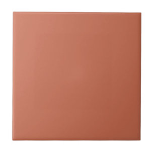 Copper Red Pink Brown Solid Colour Tile