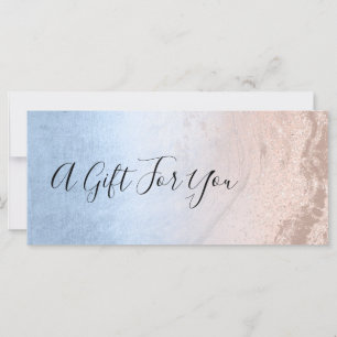 Copper rose gold glitter & blue makeup artist