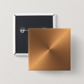 Copper Shine 15 Cm Square Badge