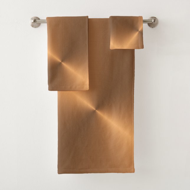 Copper Shine Angle Bath Towel Set (Insitu)