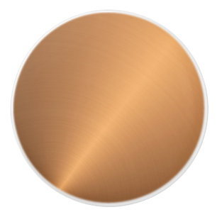 Copper Shine Angle Ceramic Knob