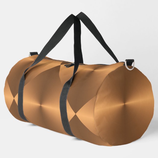 Copper Shine Duffle Bag (Left Corner)