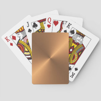 Copper Shine Playing Cards