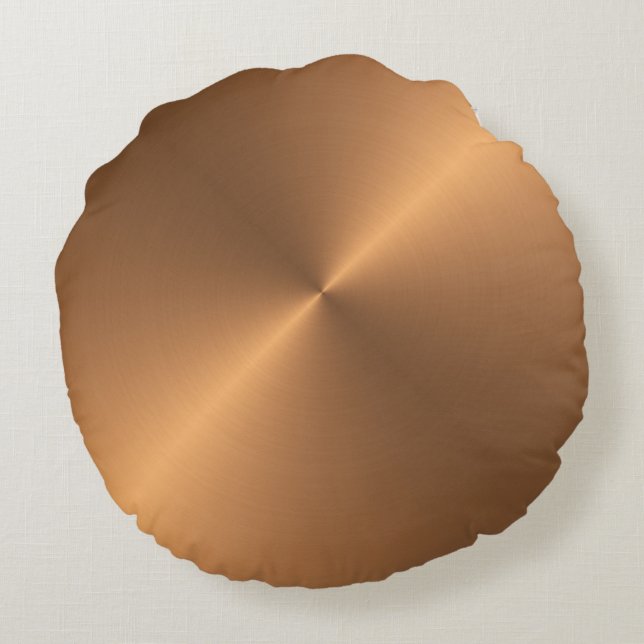 Copper Shine Round Cushion (Back)