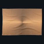 Copper Shine Tea Towel<br><div class="desc">Copper shine is a gradient metallic design</div>