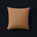 Copper Solid Plain Colour Cushion<br><div class="desc">The colour of copper is a deep,  warm reddish-brown. 
Often found in nature,  especially within rocks and soil. 
Hex# AE703F
Copper has a strong and vibrant relation to luxury and wealth. Making it a great choice for adding a touch of sophistication to any look or design.</div>