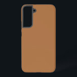 Copper Solid Plain Colour Samsung Galaxy Case<br><div class="desc">The colour of copper is a deep,  warm reddish-brown. 
Often found in nature,  especially within rocks and soil. 
Hex# AE703F
Copper has a strong and vibrant relation to luxury and wealth. Making it a great choice for adding a touch of sophistication to any look or design.</div>