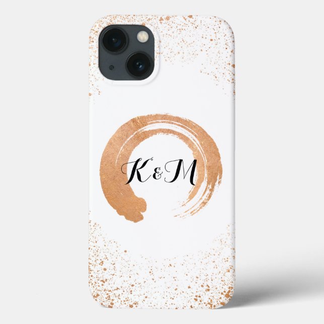copper Spray Wedding Collection Gifts Case-Mate iPhone Case (Back)